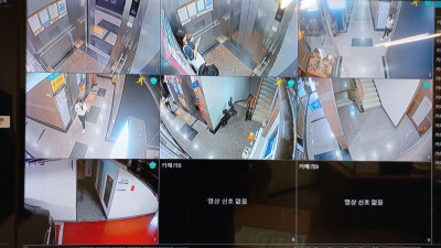 ● 엘리베이터CCTV 설치 시공사례 ●
